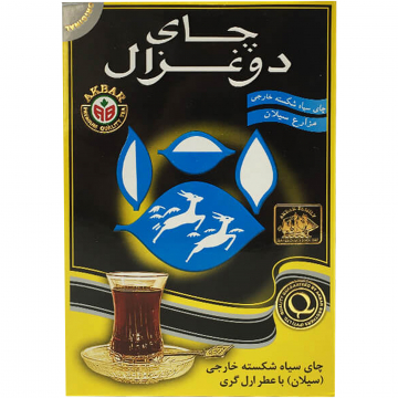 چای سیاه شکسته سیلان ممتاز معطر دوغزال 500 گرمی